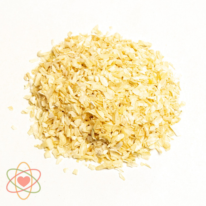 Dehydrated onion granules